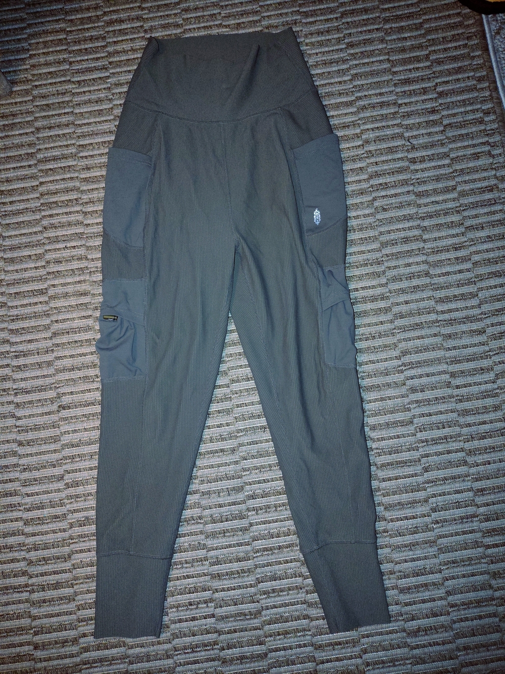 Free People FP Movement Take A Hike Harem Pants Olive Green XS